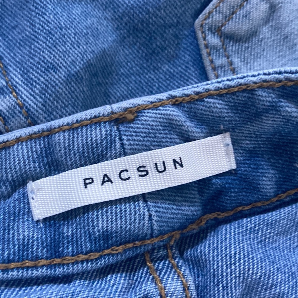 🎊HP🎊 PacSun super high rise colorblock denim cut offs - Picture 4 of 4